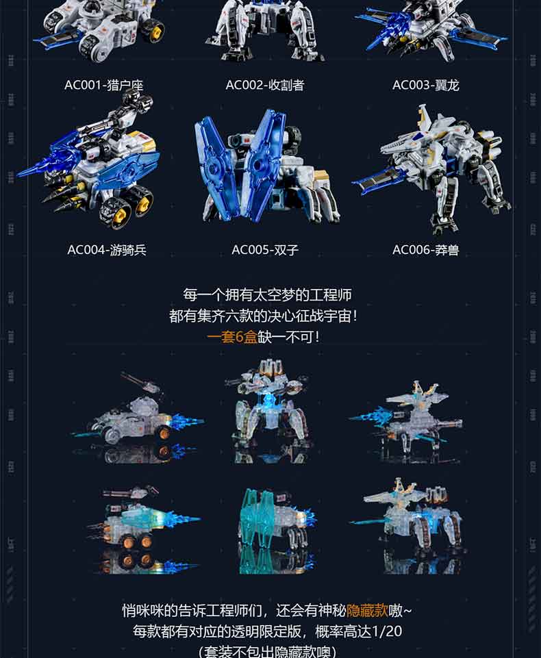 重装上阵盲盒玩具狂欢节重装上阵网易游戏官方周边单盒随机款自由拼装