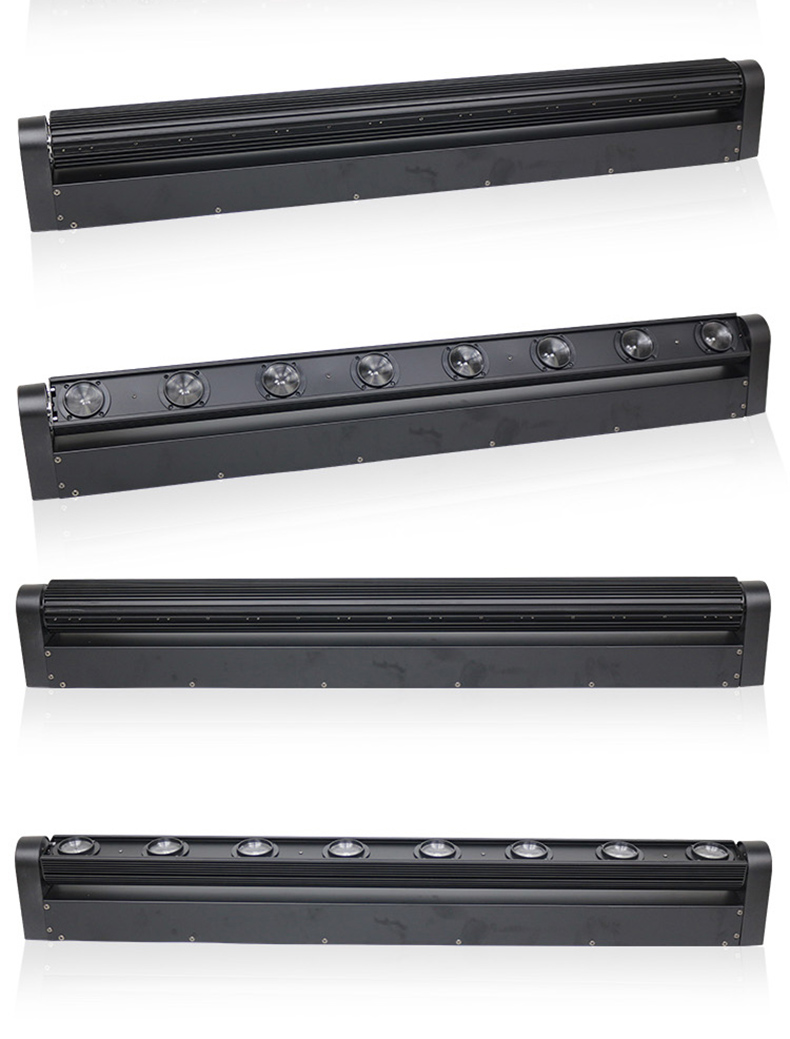 灯光演出扫描镭射灯ktv闪光灯酒吧激光灯七彩八眼扫描光束灯国产灯珠