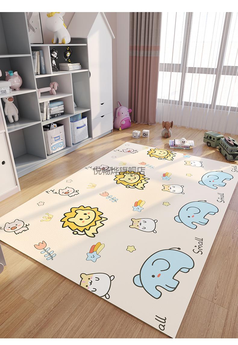 京选好货儿童房可擦洗地垫儿童房可擦洗客厅玩具区玩耍防水家用卧室