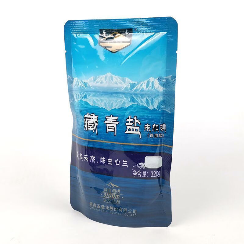 云舵 茶卡藏青盐 茶碱盐 无抗结剂盐 320g/袋 未