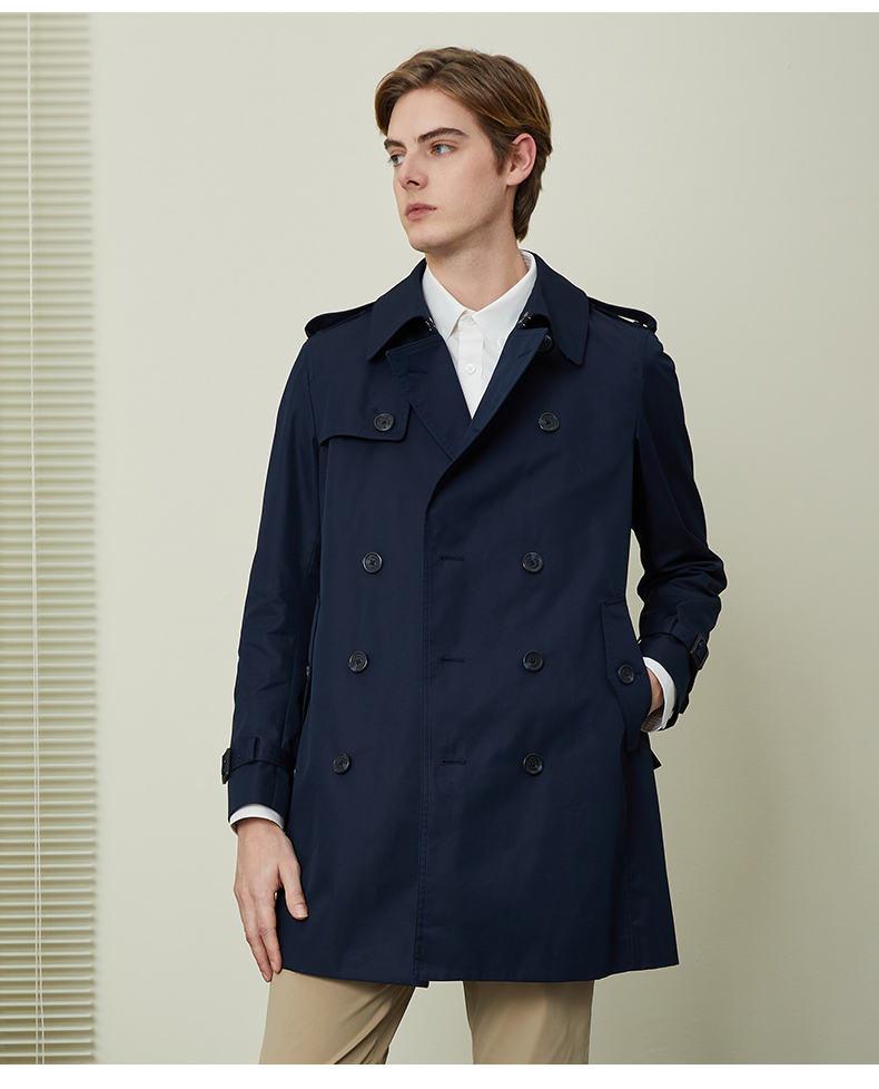 scofield男士2022春季新款风衣外套smjjc11010卡其色170