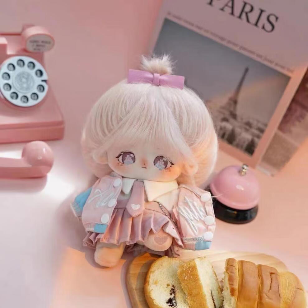 棉花娃娃女娃衣服有骨架20cm手工创作diy无属性古力古力樱嘤怪裸娃