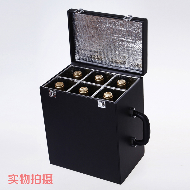 红酒包装盒6支装(6瓶装的红酒纸盒箱子尺寸)