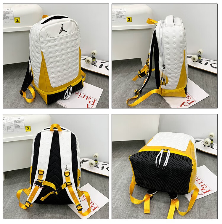2022新款air jordan乔丹aj13熊猫双肩包飞人乔书包学生户外运动篮球