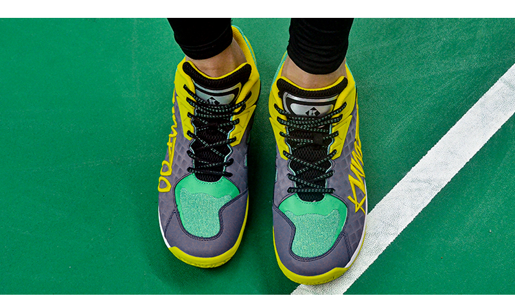 kumpoo熏风减震羽毛球鞋kh-e75透气粉色薰风耐磨超轻比赛鞋女 薰风kh