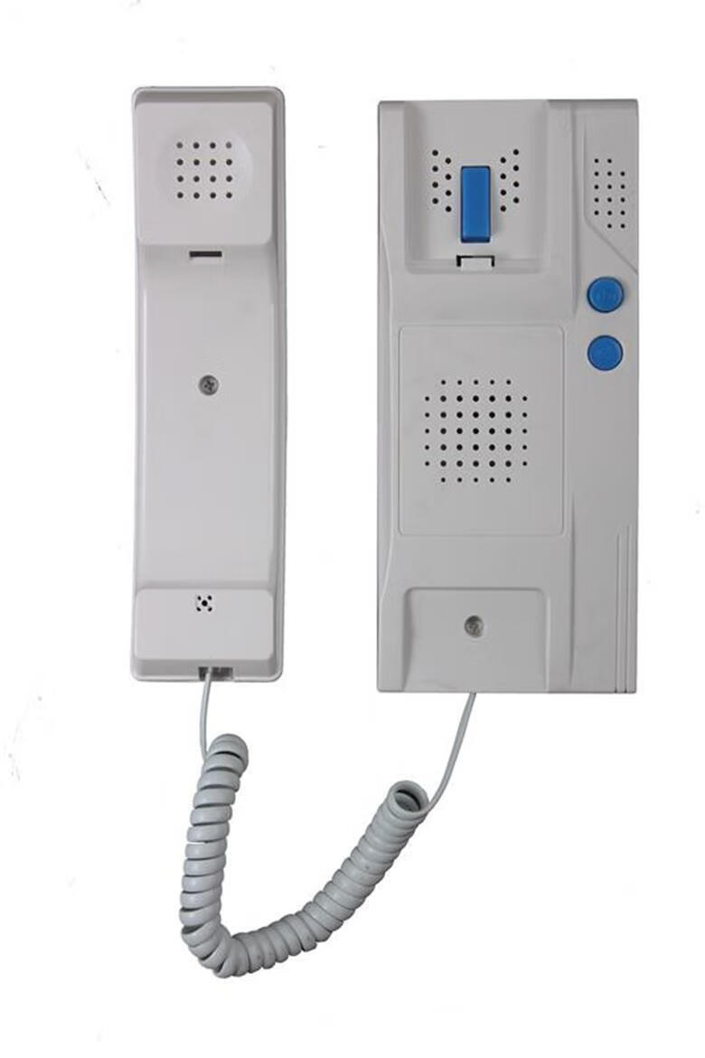 2线/4线通用非可视楼宇对讲机小区电话机家用室内机楼宇门禁门铃 四线