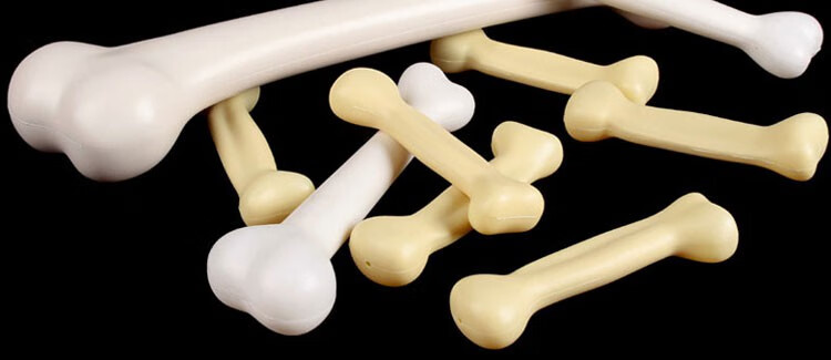 七夕情人节礼物知鹿假骨头 儿童节演出幼儿园仿真塑料骨头 万圣节cos