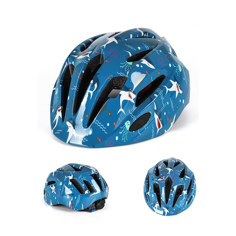 短道速滑头盔 卡通儿童自行车头盔轮滑溜冰安全帽滑板平衡车头盔儿童