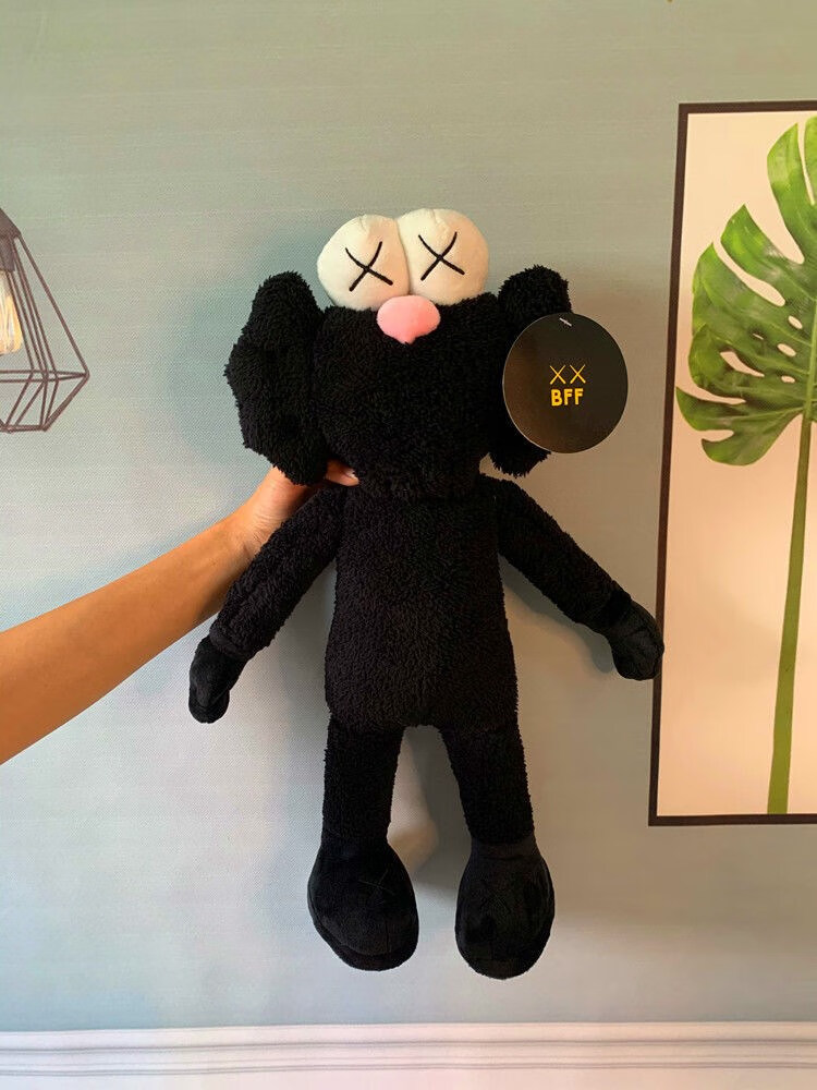 芝麻街同款 bff公仔kaws曼谷艺术展芝麻街玩偶毛绒玩具林俊杰同款娃娃