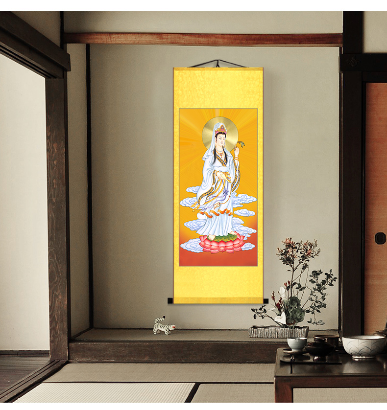 a-送子观音 30*80cm 黄色底(默认)【图片 价格 品牌 报价】-京东
