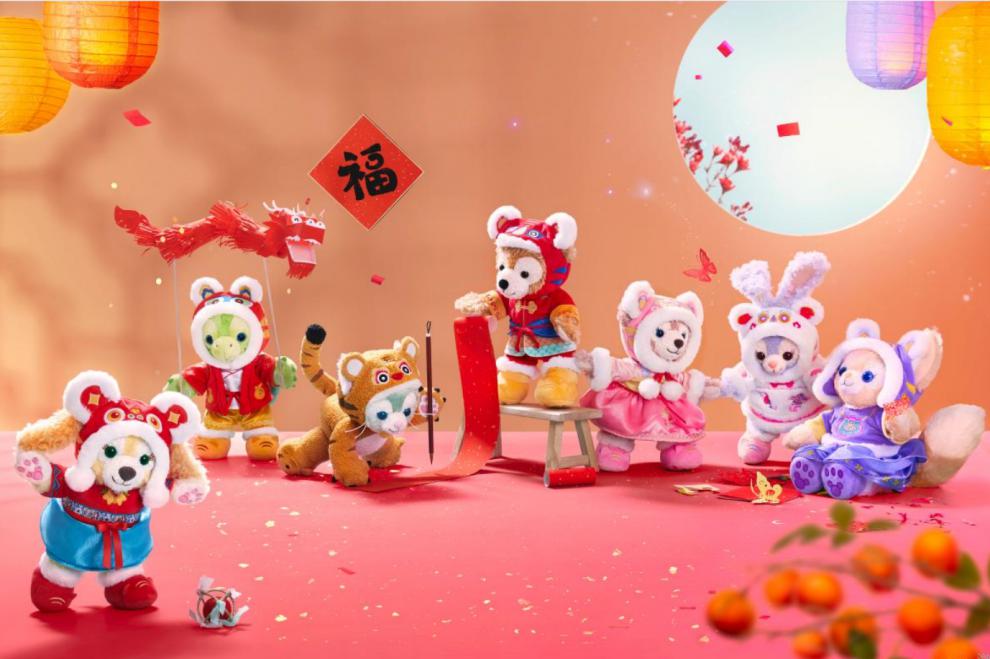 上海迪士尼disney2022虎年新春公仔挂件可琦安上海迪士尼代购玲娜贝儿