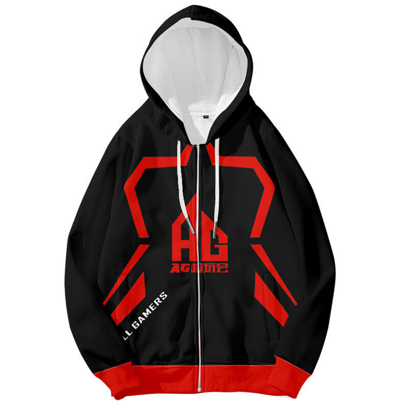 ag队服ag超玩会队服王者游戏荣耀梦泪一诺拉链外套电竞卫衣衣服topxs
