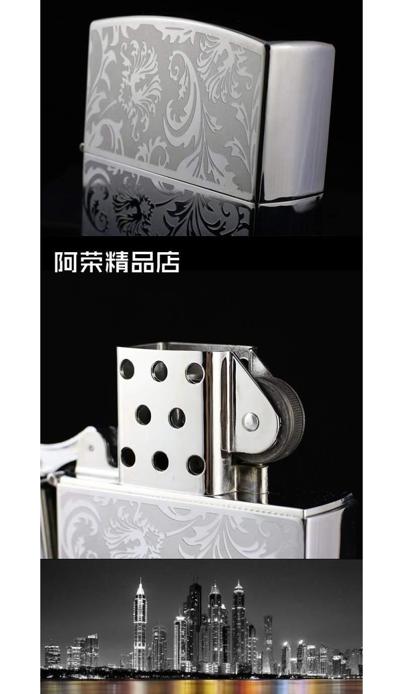 超大巨型打火机大号台式煤油机脚踩创意个性大型大号煤油打火机17银色