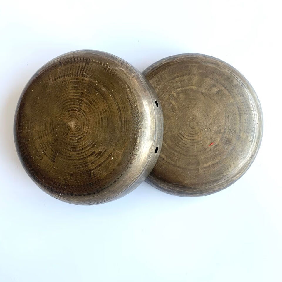 新年礼物115cm青铜小马锣高边小锣民间抛锣纯手工小铛锣清脆响亮引绣