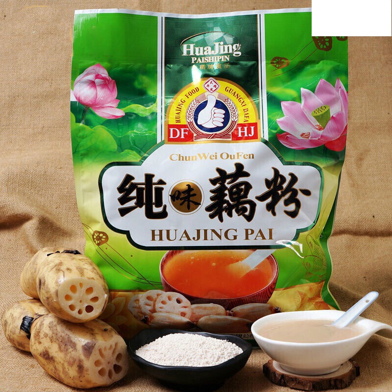 大发华精纯味藕粉广西手工莲藕粉无白砂糖1袋装35小包勺子