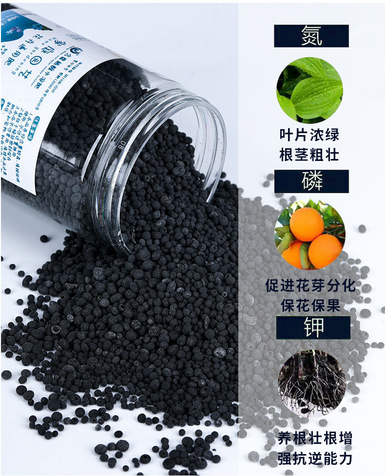 缓释肥复合肥养花肥料通用氮磷钾肥颗粒养花卉多肉盆栽植物用碧莎尔