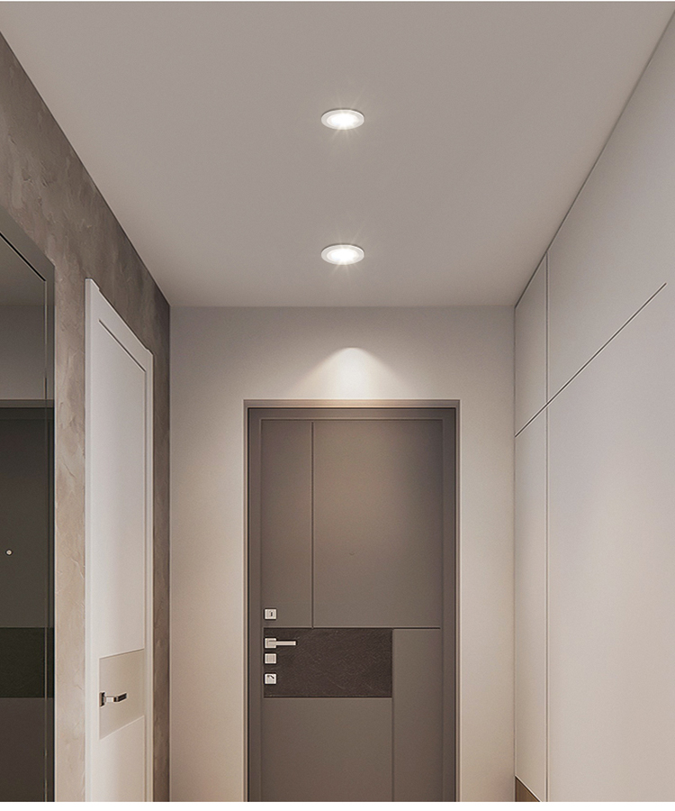 led筒灯嵌入式家用开孔12cm7.5公分5瓦12瓦4寸6寸2.5寸三色桶灯 2.5寸