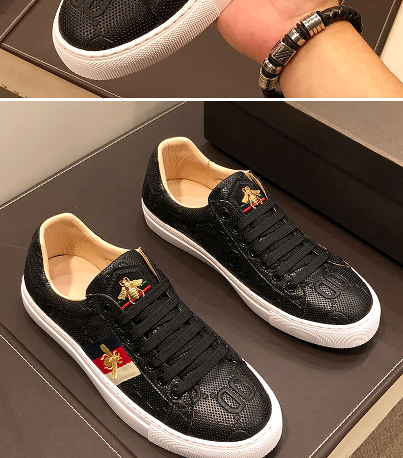 关于古驰小蜜蜂小白鞋顶级复刻（潮鞋价格一览表）  第2张