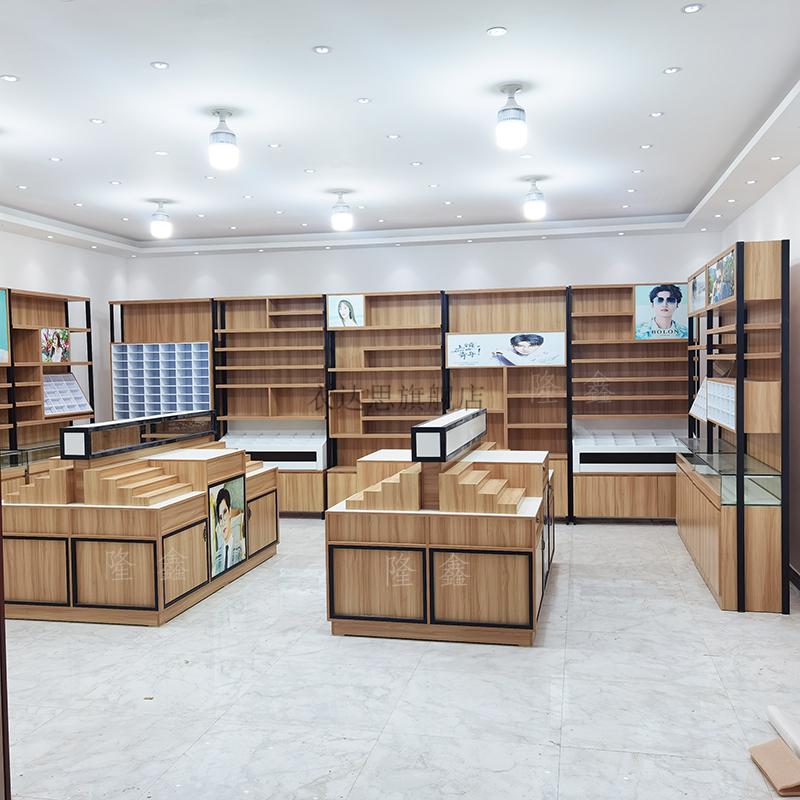 眼镜店展示柜眼镜展示柜中岛展示柜台眼镜柜子整店太阳墨镜陈列柜眼镜