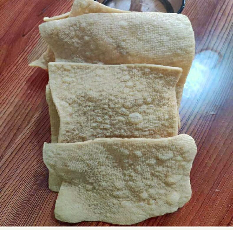 脆皮豆腐干货批发油炸脆豆皮豆干火锅食材麻辣烫凉菜关东煮串串香500