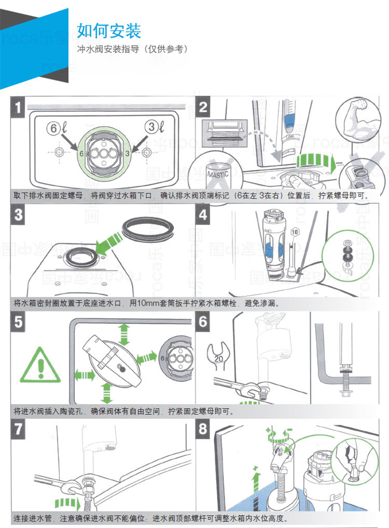 适用于乐家分体马桶配件roca乐家进水阀排水阀马桶水箱配件仅密封胶垫