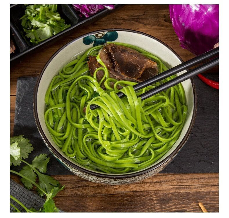 蔬菜面条挂面批发菠菜面条果蔬面胡萝卜南瓜紫薯芹菜面条 芹菜面条