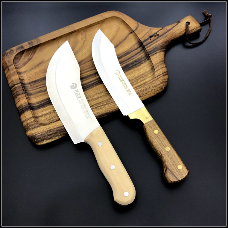 德国进口钢屠宰剔骨分割杀猪专用切牛肉猪肉屠夫尖 乳白色 60°以上