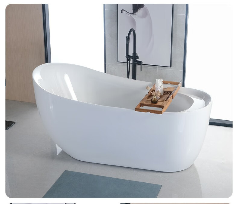 科勒浴缸家用小户型贵妃独立式网红酒店名宿简约无缝一体15科勒空缸五