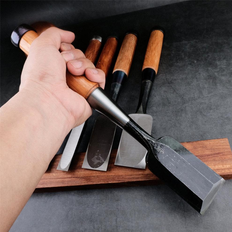 吉禹定制重凿叩凿半叩全叩阔凿榫卯凿孤品老库存手打木工凿子精作948