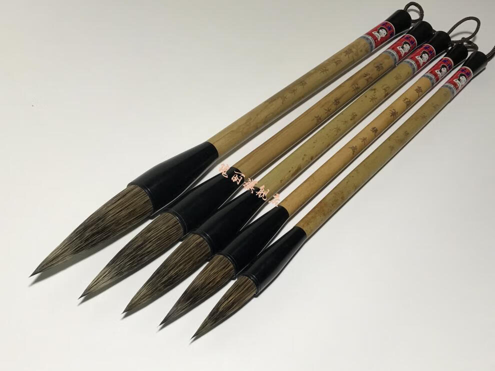 张木成鼠须毛笔兼毫欧楷田楷用笔适合欧颜柳赵弹性好鼠须笔小号中楷斗