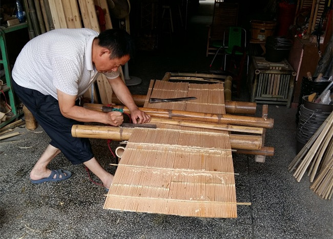 竹床老式竹床老式传统竹凉床户外简易竹塌家用休闲单人双人竹床钜惠