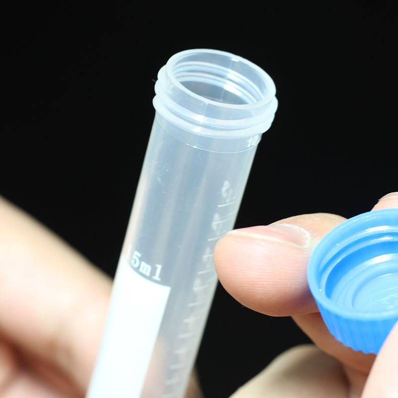 布舍德15ml螺口圆底尿液检测无菌离心管ep管塑料实验