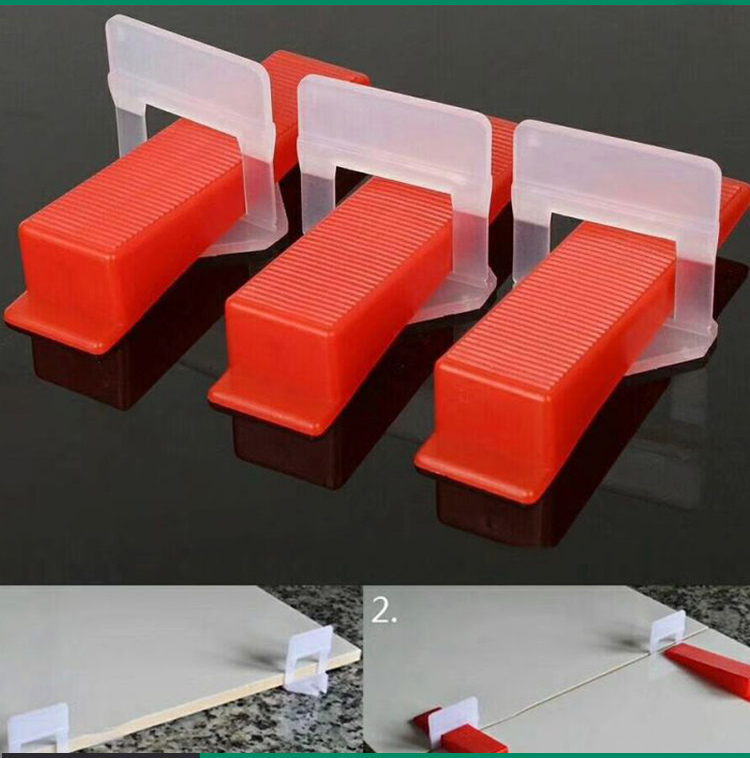 瓷砖找平器卡子卡扣墙砖调平器神器贴地砖贴瓷砖工具十字卡定位器红色