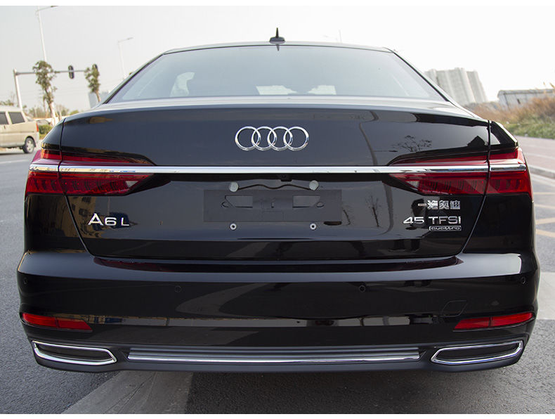 奥迪车装饰a4la6l中网四驱标外观改装升级排量标车尾贴方向盘贴数字