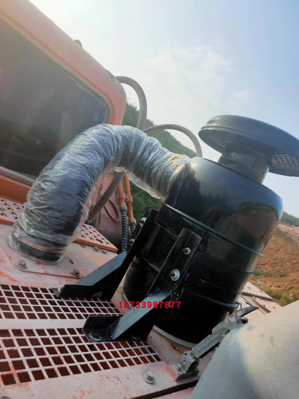 适用于装载机铲车挖掘机配件212油浴式空气过滤器油滤总成改装空滤15