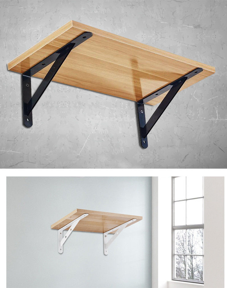 三角架支架托架墙上三脚架置物架承重隔板直角架层板托铁支撑架烤漆