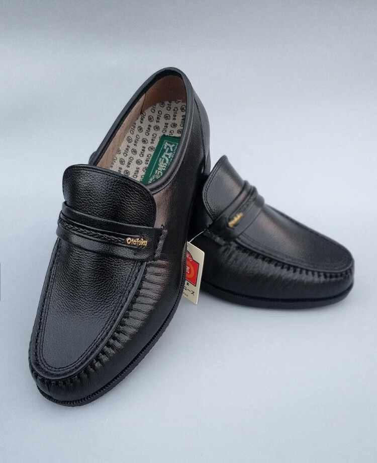 日本健康鞋男鞋健康牌真皮鞋品质定制款黑色超值40码250