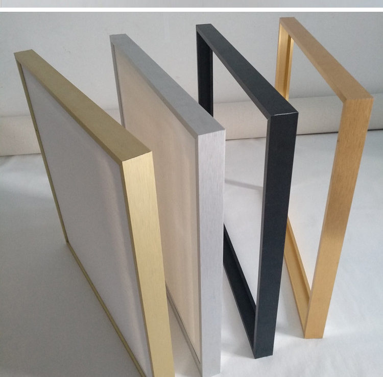 嘉桔太阳花毛球画专用相框diy画框装裱框挂墙毛绒装饰框铝合金银色