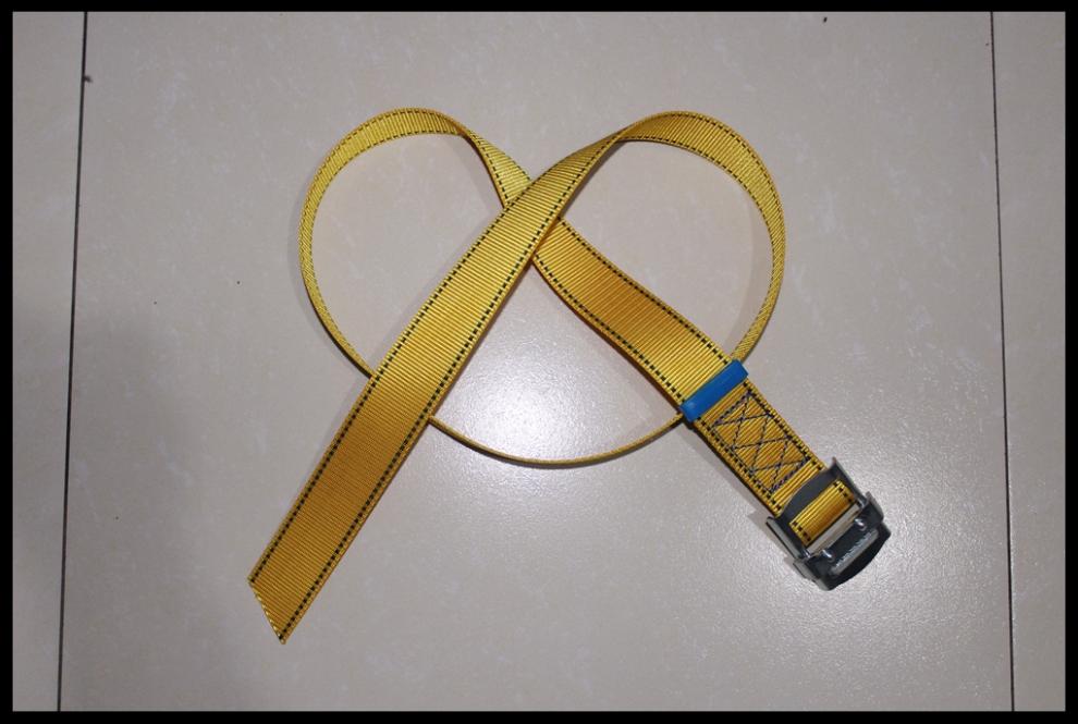 安全带配套备用替换加长厚工地腰带可订做 c黑色涤纶子母扣~1500mm