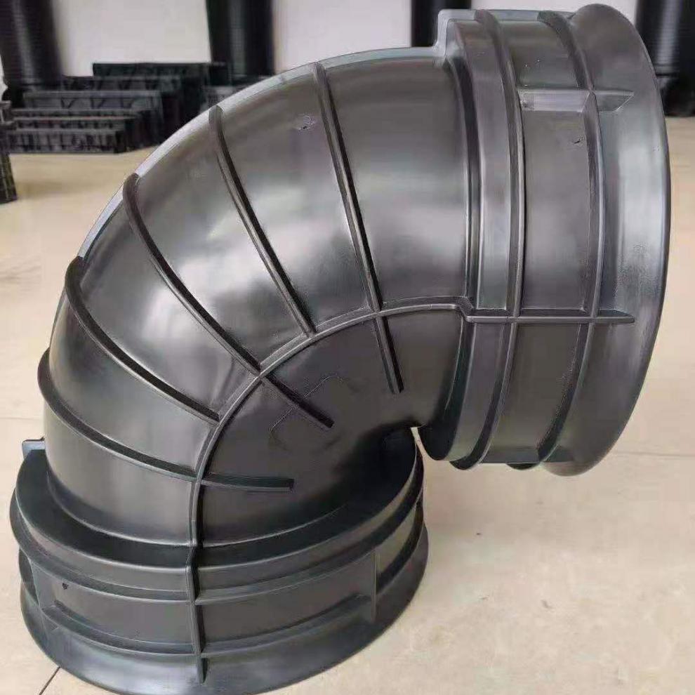 波纹管90度45度弯头正三通双壁波纹管接头污水检查井全国发货 300波纹