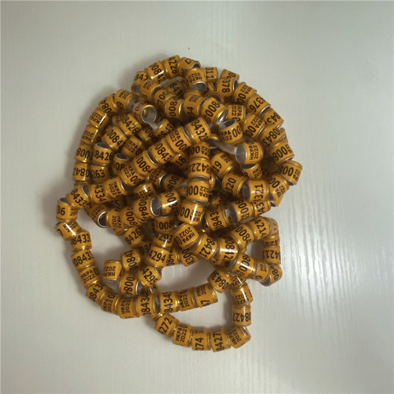 山头林村鸽子脚环2022年信鸽足环不带证统一环足环鸽子环赛鸽用品用具