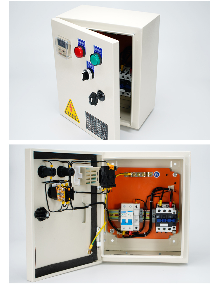 单相三相24小时间歇循环定时器水泵延时断电源开关控制箱380v220v三相