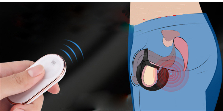 睾丸按摩无线遥控龙骨穴蛋蛋按摩器男用jj睾丸电动性感吊环内裤配件