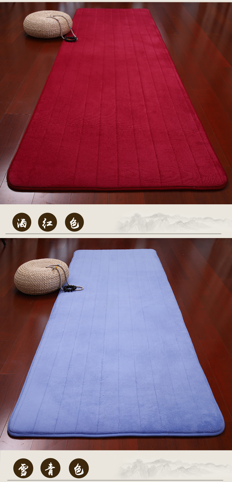 大拜垫藤席108拜垫加厚大拜垫磕大头拜忏滑垫家用拜佛垫四季款大礼拜