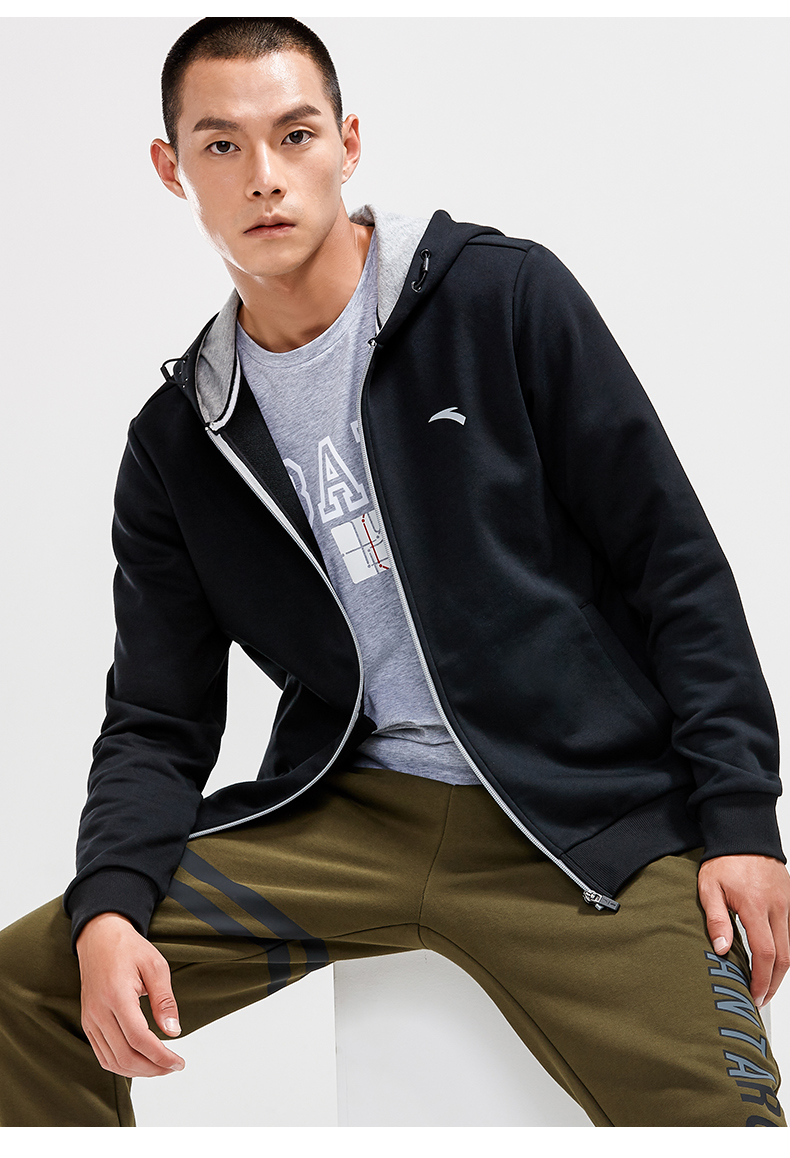 安踏外套男运动服卫衣冬季2021新款男士衣服休闲夹克上衣95838728基础