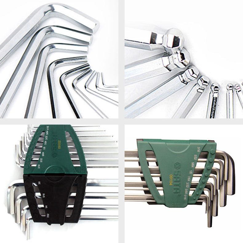 工具内六角扳手套装7件9件套英制内六角扳手组套0910212件英制特长