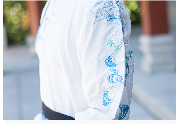 汉服男装古装长袍成人重工龙纹传统长袖古风仙气飘逸书生侠客中国风