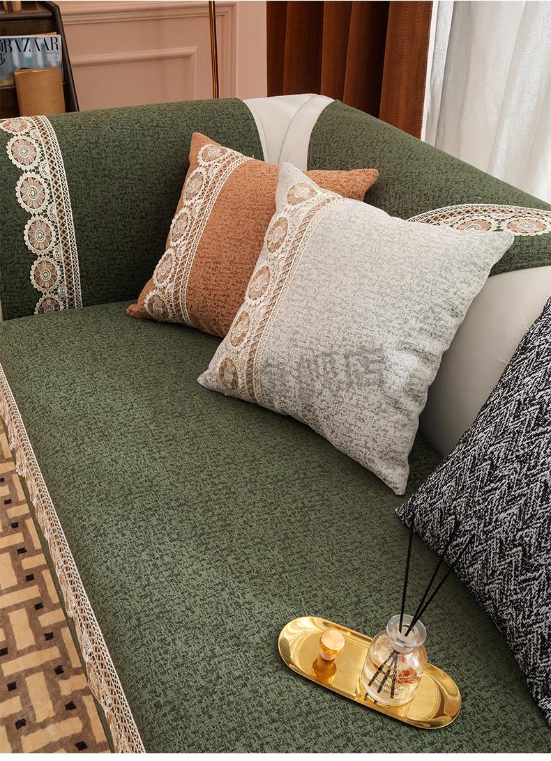 真皮沙发防滑垫轻奢风沙发垫现代简约沙发坐垫子时尚四季通用防滑套罩