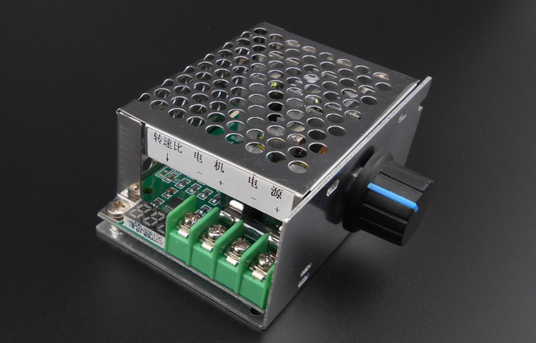 pwm直流电机调速器6v9v12v24v48v马达无极电子开关数显转速表