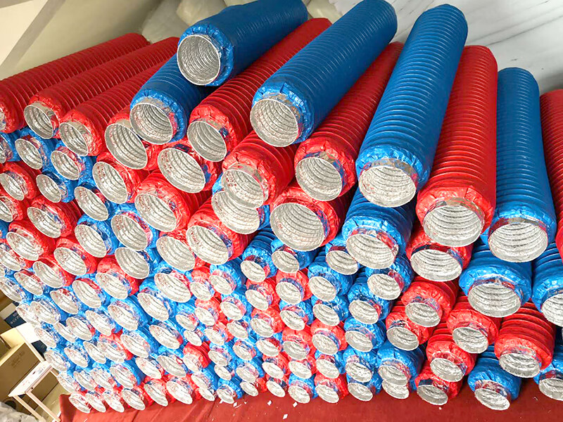 新风消音管风管消声软管新风消音器通用管道风机消音降噪软管 epp消音